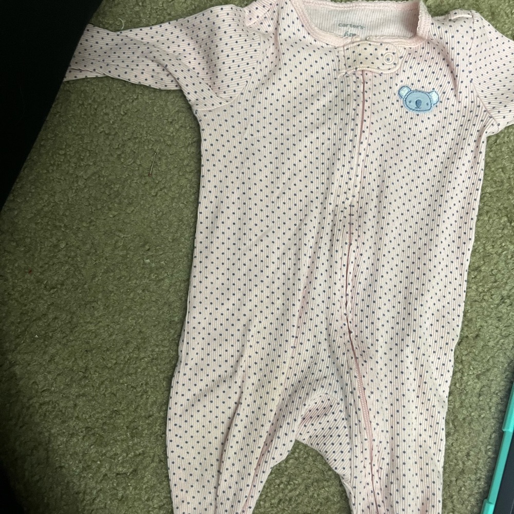 Pink Polka Dot Kids One Piece